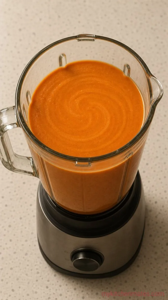 Step 3: Blend with Cottage Cheese