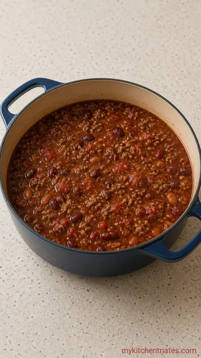 Hearty Beef Chili That's Ready in Under an Hour Step 3: Bloom the Spices and Build the Sauce