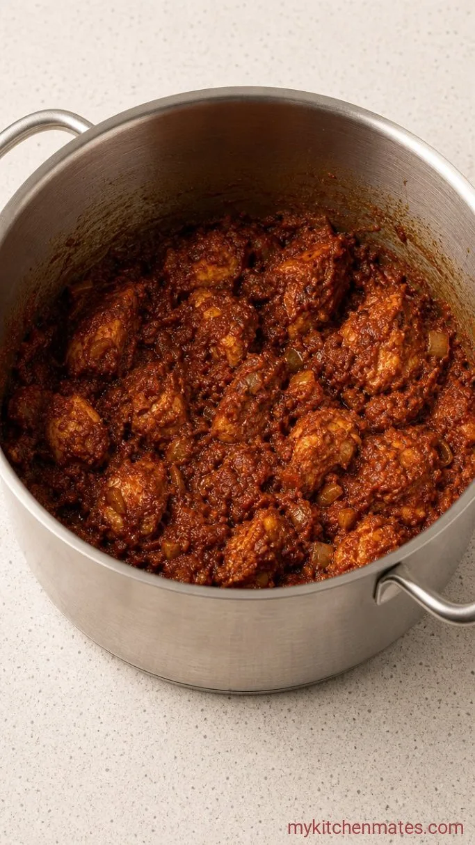 30-Minute Creamy Butter Chicken Soup Step 3: Bloom the Spices and Tomato Paste