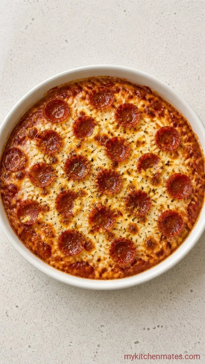 Cream Cheese Pizza Dip: Hot, Cheesy, Ready in 15 Minutes Step 3: Broil Until Bubbly