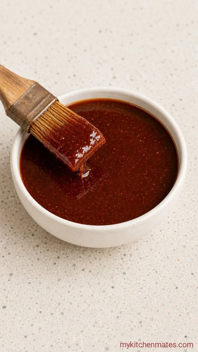 Sweet and Tangy Hawaiian BBQ Sauce Step 3: Brush the Sauce On