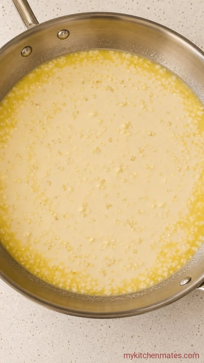 Copycat Olive Garden Chicken Alfredo (Creamy & Garlicky) Step 3: Build the Alfredo Sauce
