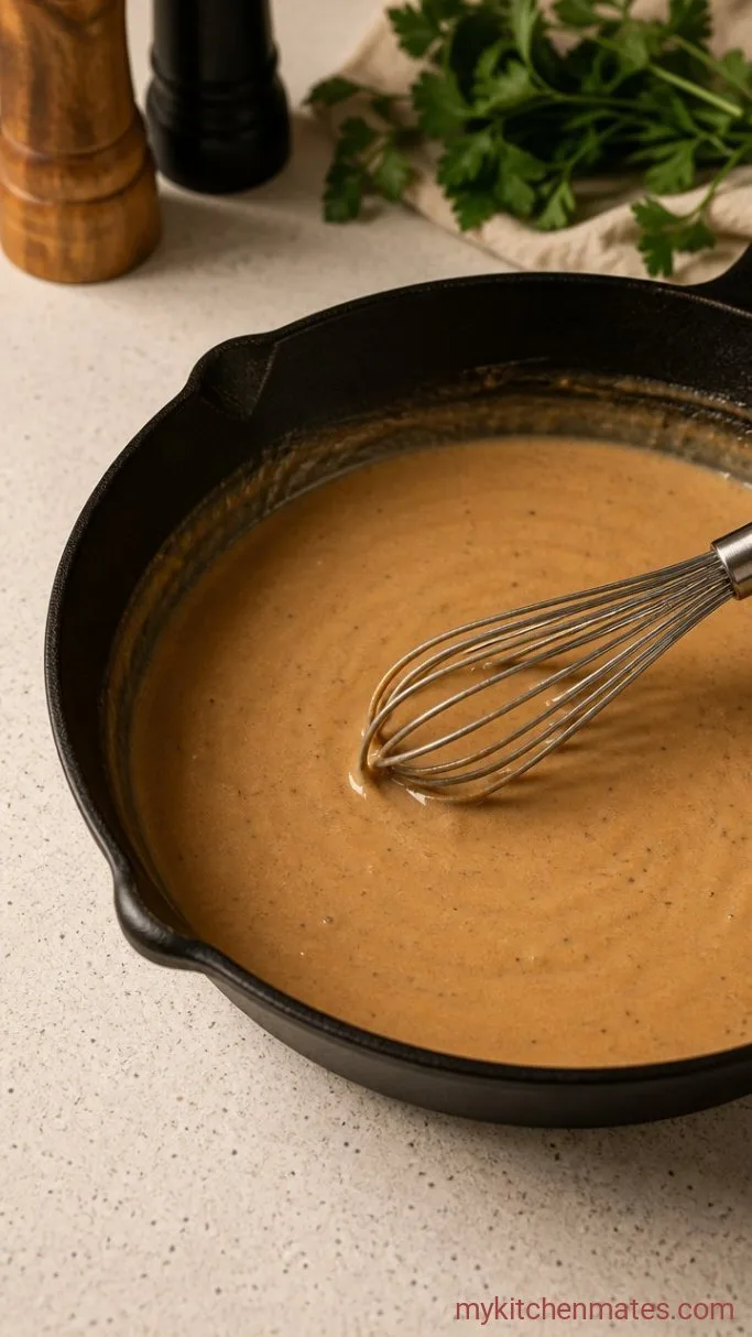 Step 3: Build the Creamy Gravy