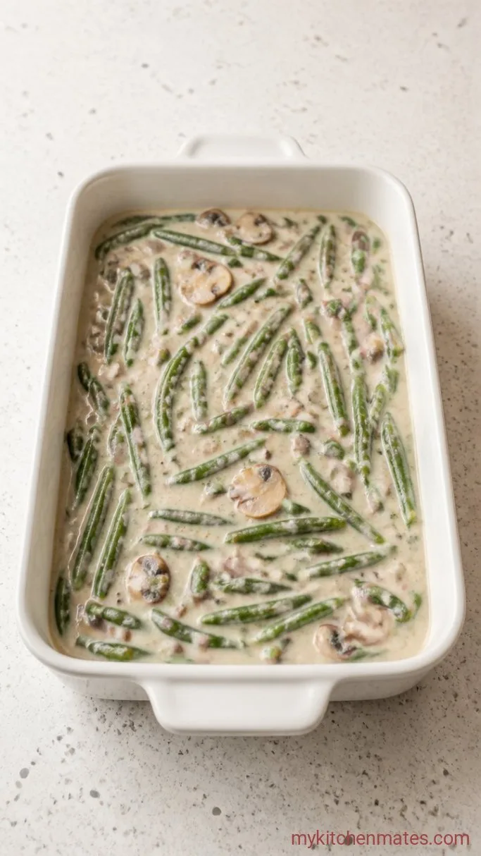 Fresh Green Bean Casserole from Scratch Step 3: Build the Creamy Sauce