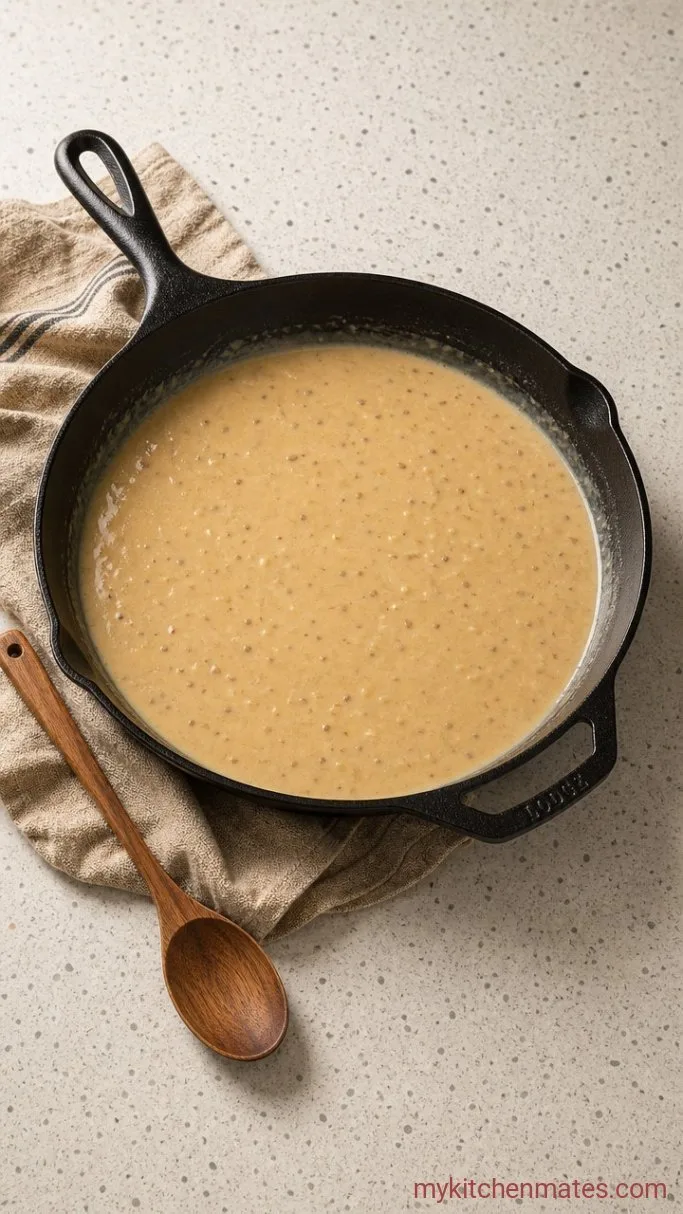 One-Pan Baked Chicken and Gravy Step 3: Build the Gravy