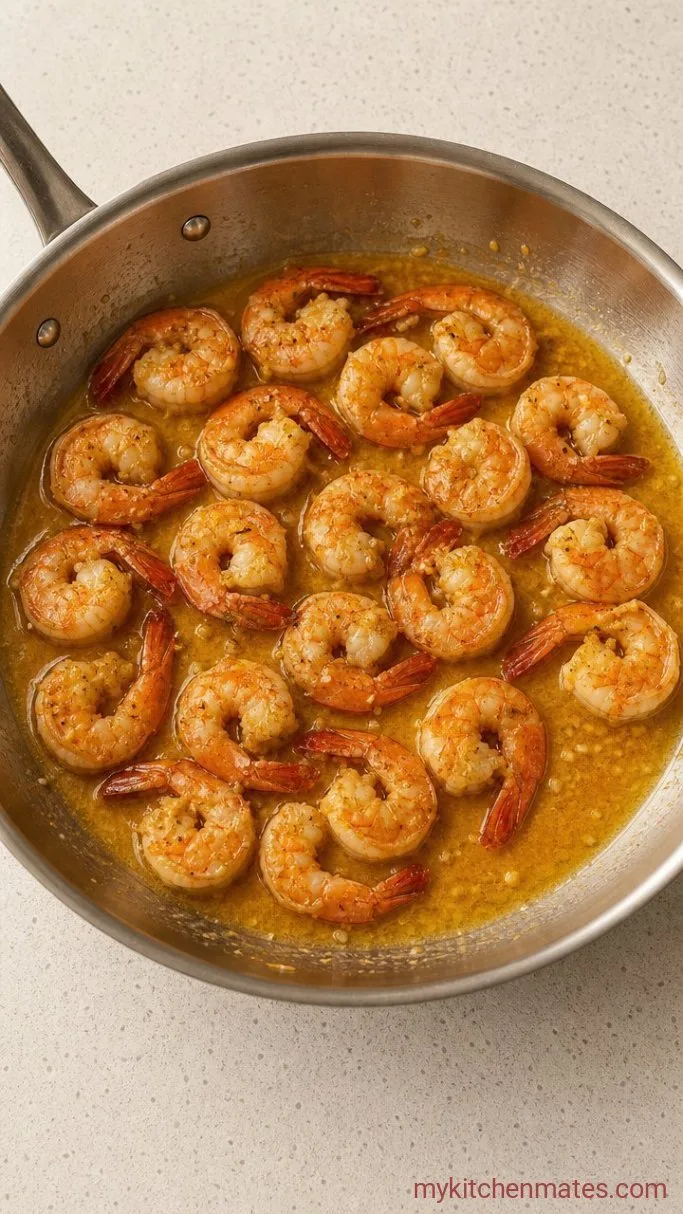 15-Minute Lemon Garlic Shrimp Step 3: Build the Lemon Garlic Butter