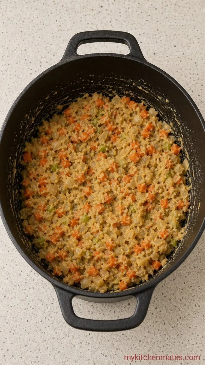 Hearty Old Fashioned Potato Soup Step 3: Build the Roux
