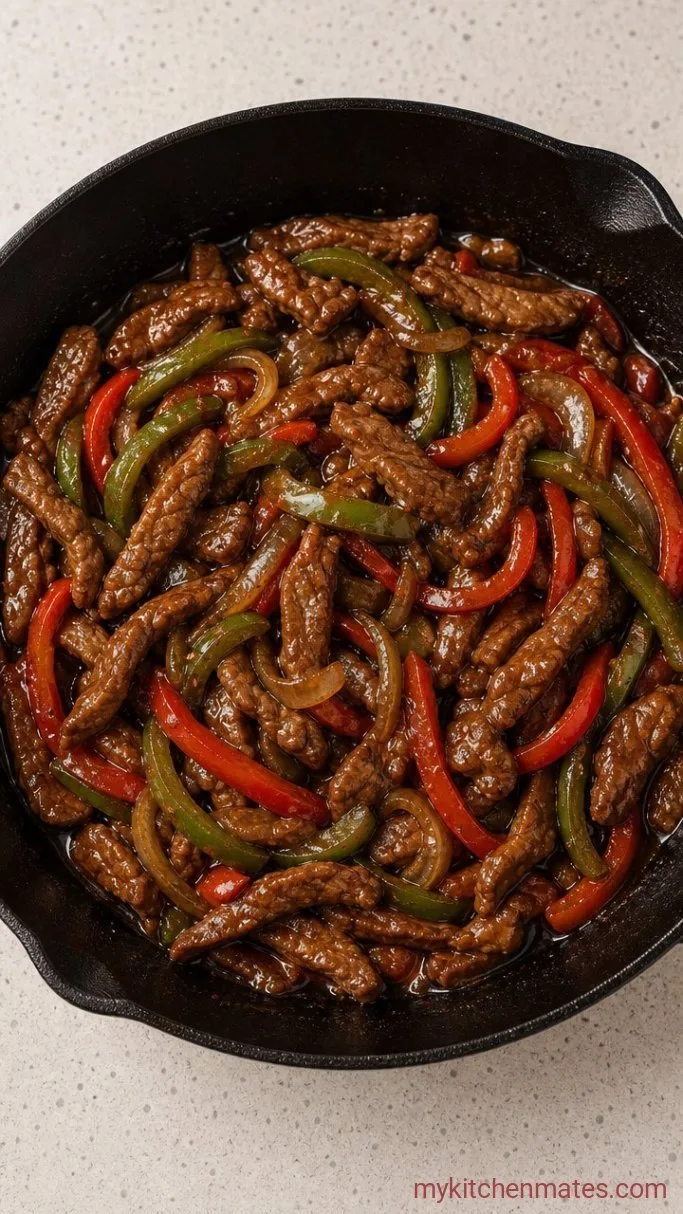 30-Minute Beef and Pepper Rice Bowls Step 3: Build the Sauce