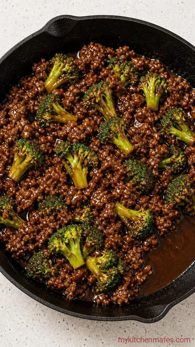 20-Minute Ground Beef and Broccoli Stir-Fry Step 3: Build the Sauce