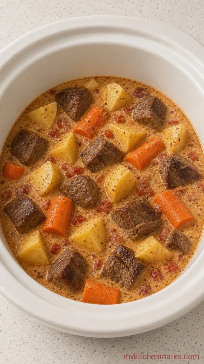 Rich and Tender Slow Cooker Beef Curry Step 3: Build the Sauce