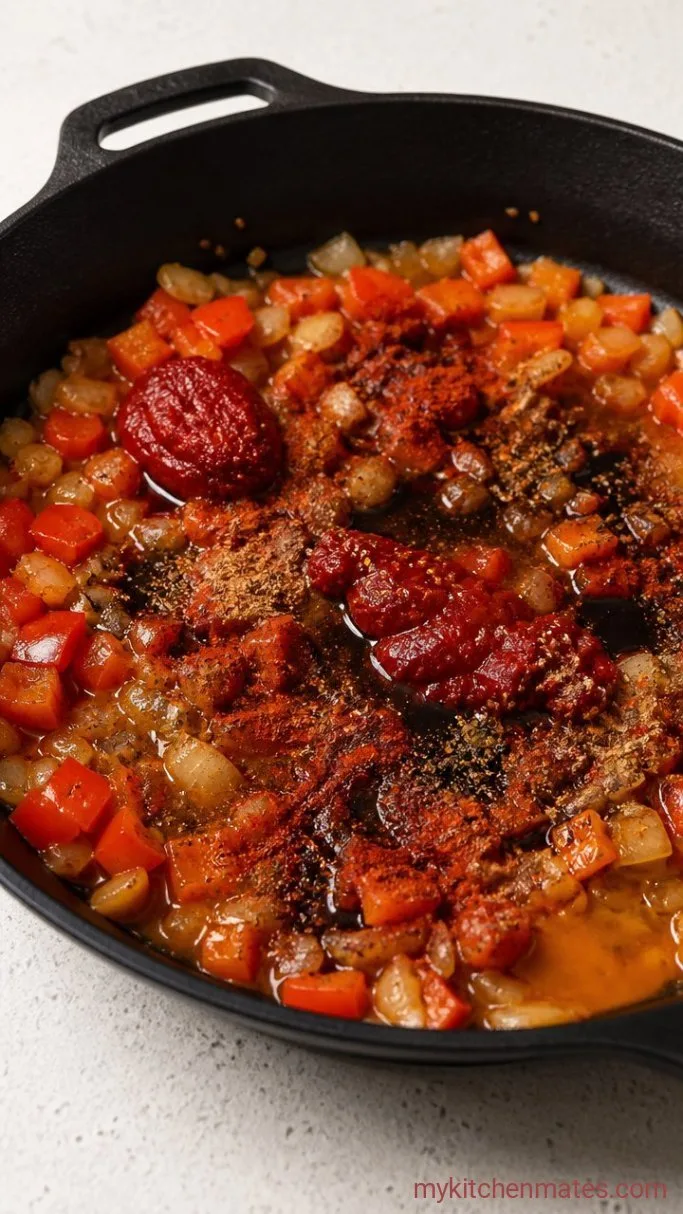 30-Minute Paleo Sloppy Joes Step 3: Build the Sauce