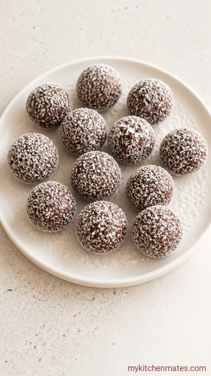 4-Ingredient Sugar Free Protein Balls Step 3: Chill and Serve the Balls