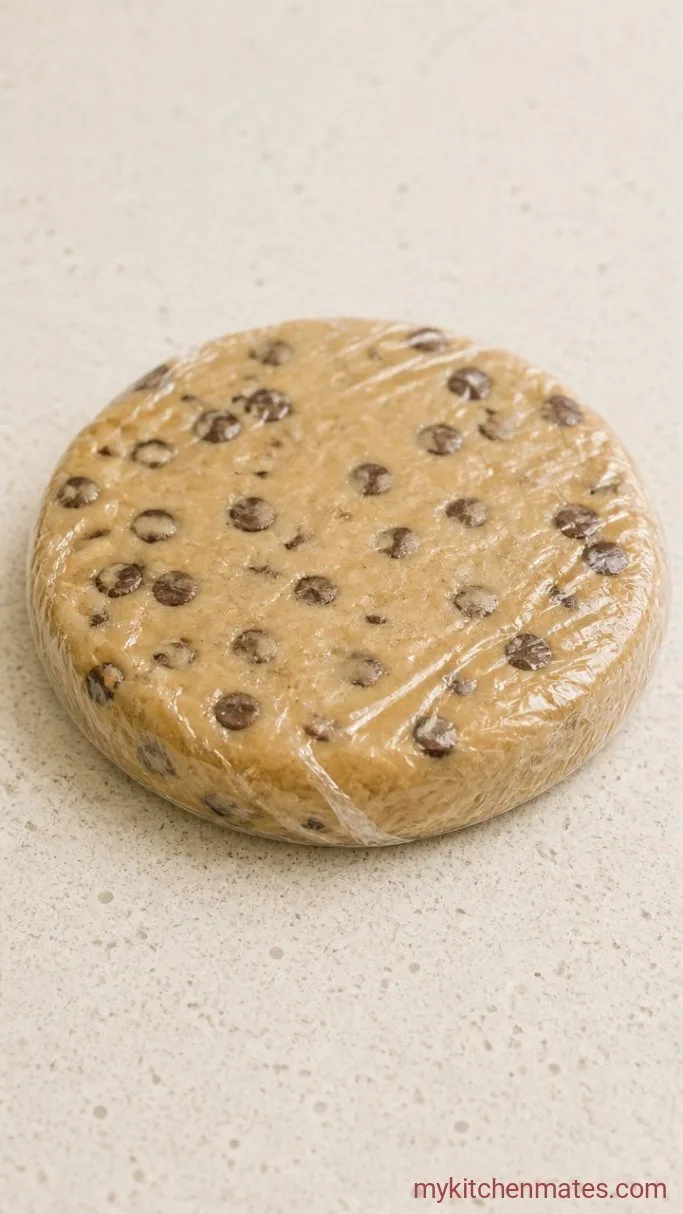 Soft Heart-Shaped Chocolate Chip Cookies Step 3: Chill the Dough