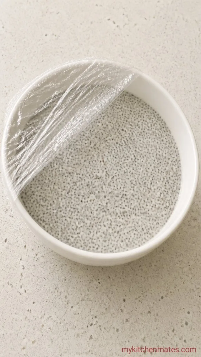 5-Minute Chia Seed Pudding With Yogurt Step 3: Chill the Pudding
