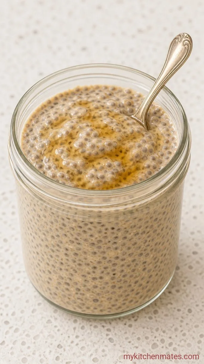 5-Ingredient High-Protein Chia Pudding Step 3: Chill, Top, and Serve