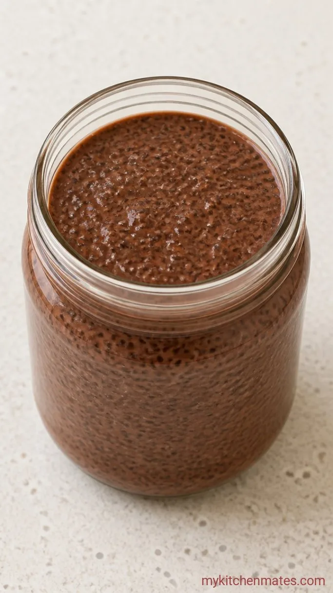 Creamy 4-Ingredient Chocolate Chia Pudding Step 3: Chill Until Set