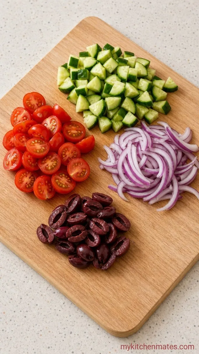 Step 3: Chop the Crunchy Vegetables