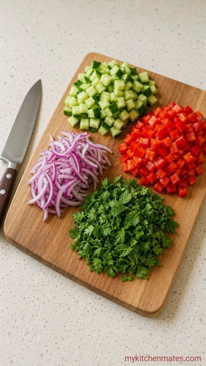 Step 3: Chop the Vegetables and Herbs
