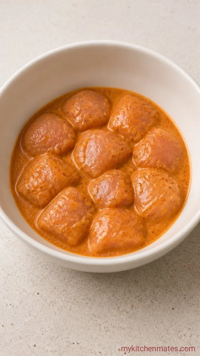 10-Minute Butter Chicken Marinade Step 3: Coat the Chicken
