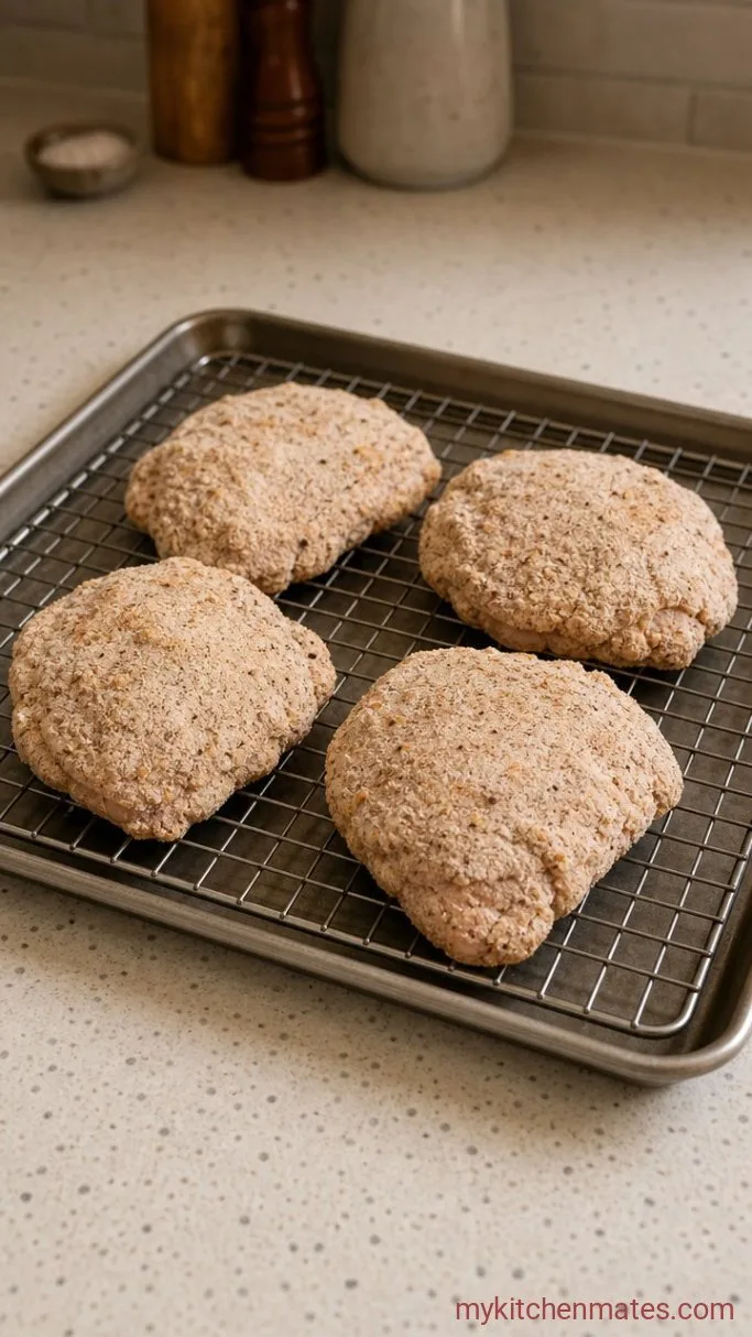 Crispy Chicken Burger (Ready in 30 Minutes) Step 3: Coat the Chicken