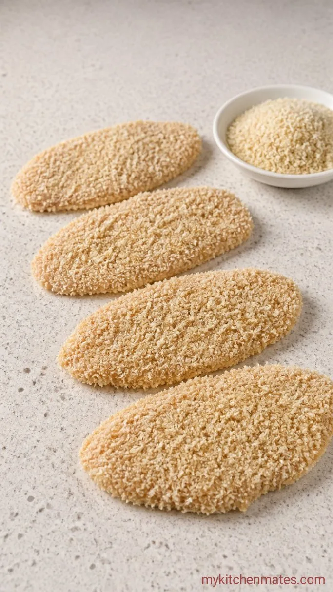 Step 3: Coat with Egg and Panko