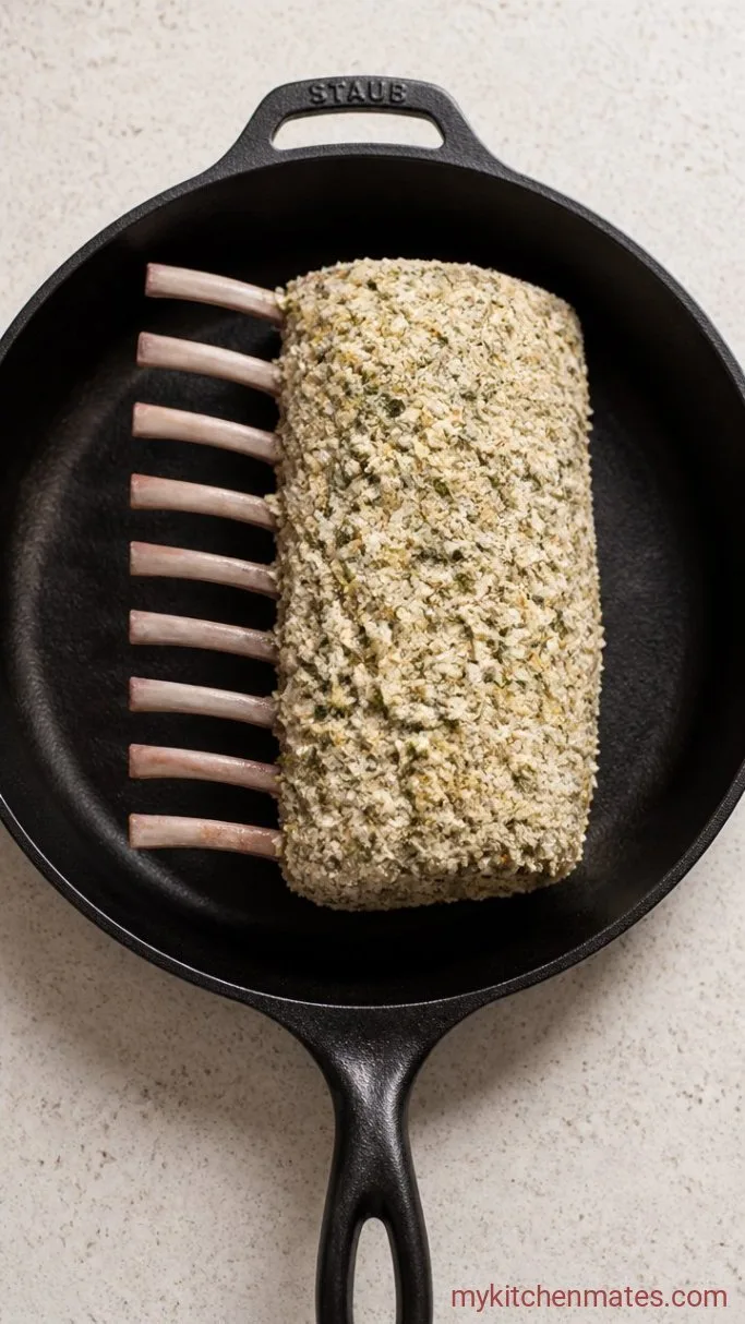 Step 3: Coat with Herbs and Breadcrumbs