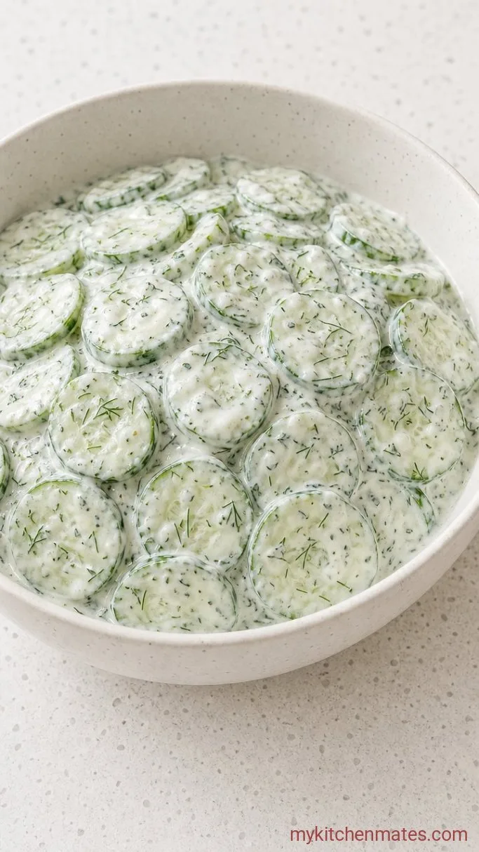 10-Minute Persian Cucumber Salad Step 3: Combine and Chill