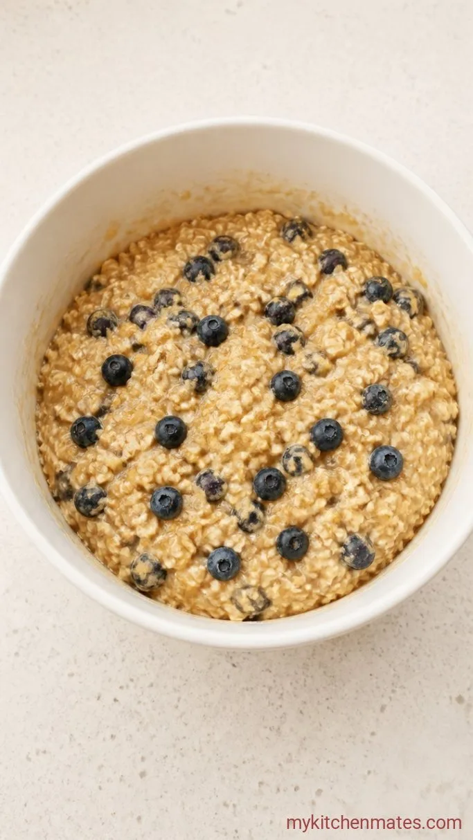Step 3: Combine and Fold in the Blueberries