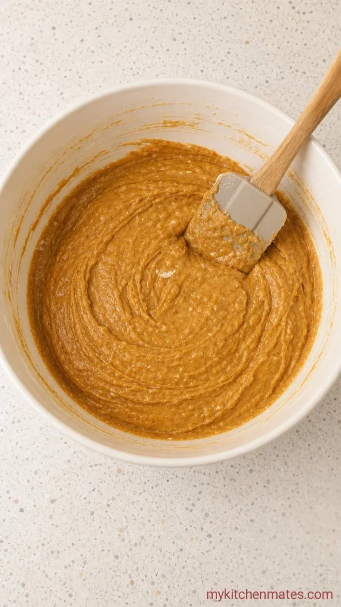 Libby’s Pumpkin Bread Step 3: Combine and Fold