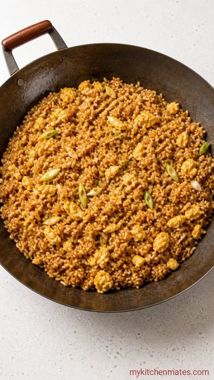 15-Minute Egg Fried Rice Step 3: Combine and Season