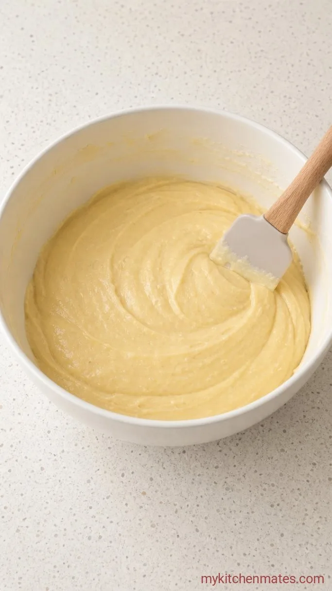 Moist Gluten Free Lemon Cake (No Gritty Texture) Step 3: Combine the Batter