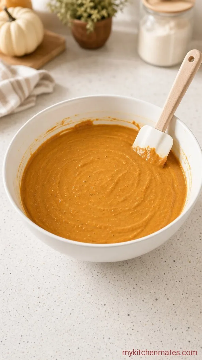Moist Greek Yogurt Pumpkin Bread Step 3: Combine the Batter