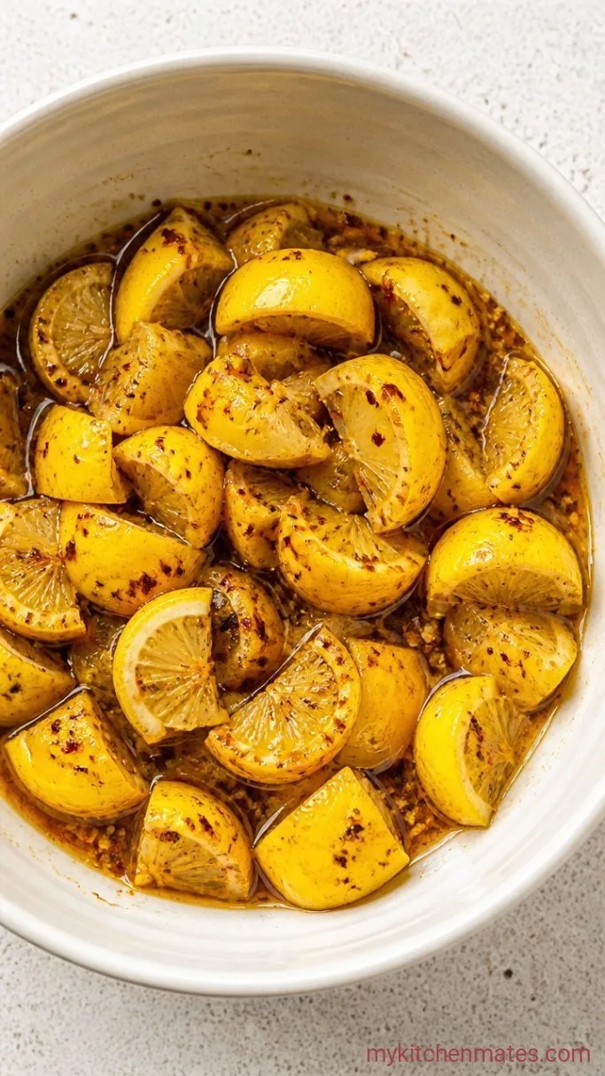 Spicy & Tangy Indian Lemon Pickle (Nimbu Ka Achar) Step 3: Combine the Pickle