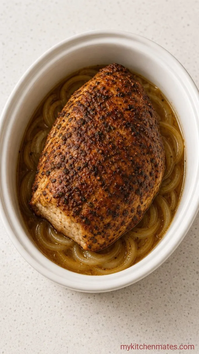 Juicy Crockpot Turkey Roast (Hands-Off & Foolproof) Step 3: Cook Low and Slow