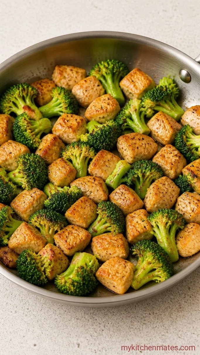 30-Minute Chicken Broccoli Alfredo Step 3: Cook the Broccoli