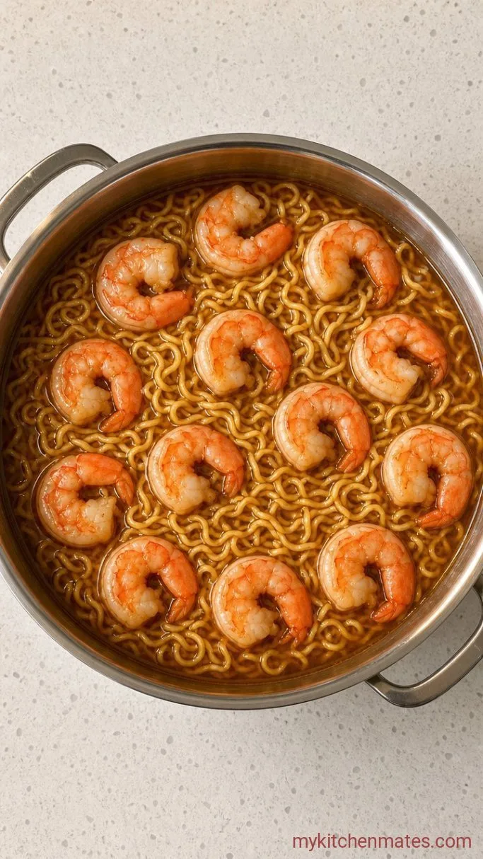 Step 3: Cook the Shrimp and Noodles