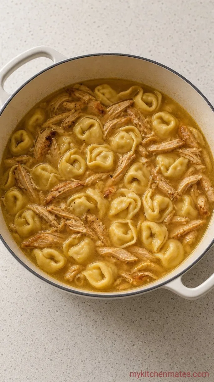 Step 3: Cook the Tortellini and Chicken