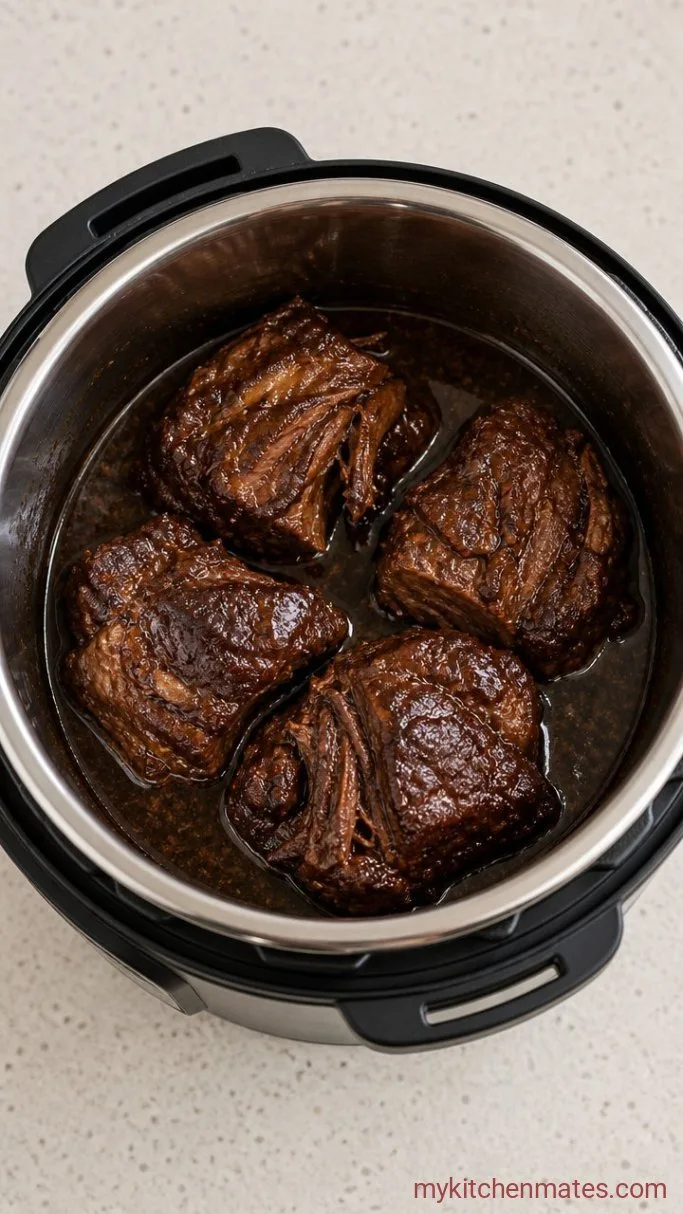 Juicy Instant Pot Shredded Beef (Ready in 60 Minutes) Step 3: Cook Under Pressure
