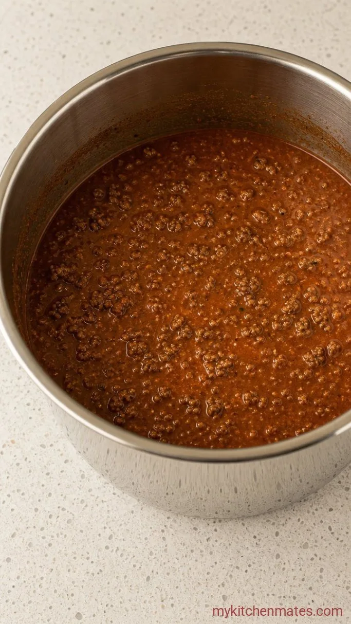 30-Minute Instant Pot Lasagna Soup Step 3: Cook Under Pressure