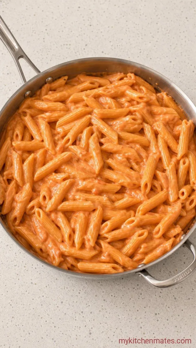 Step 3: Cream and Toss the Pasta