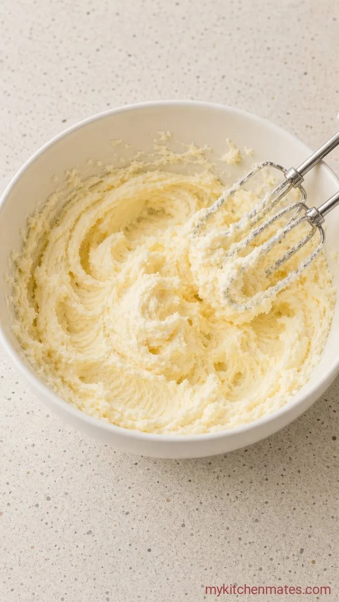 Easy Apple Bundt Cake with Brown Sugar Glaze Step 3: Cream the Butter and Sugar