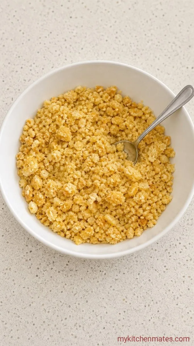 Step 3: Crush the Ritz Topping