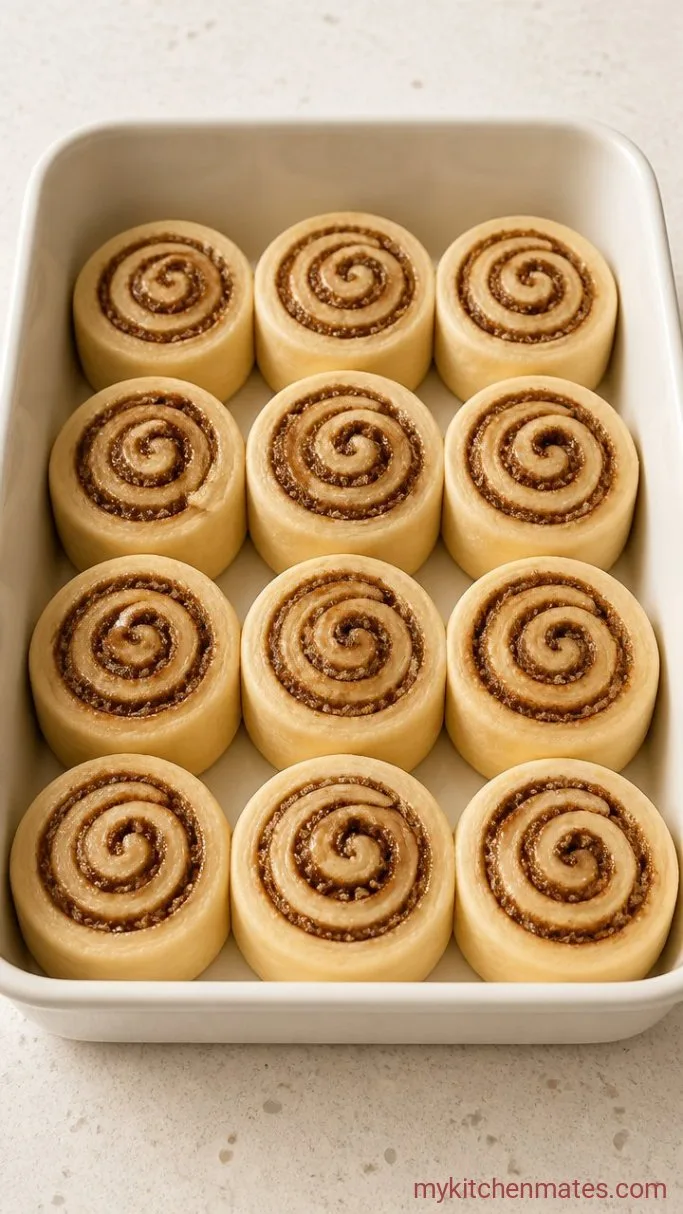 Soft and Gooey Cream Cheese Cinnamon Rolls Step 3: Cut and Rise Again