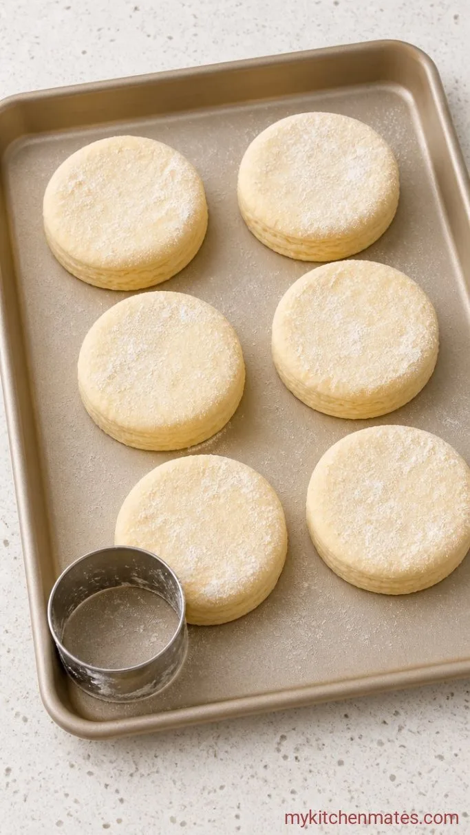 Pioneer Woman's Biscuits and Gravy From Scratch Step 3: Cut Out the Biscuits and Bake