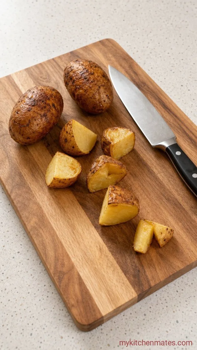 Step 3: Cut the Potatoes