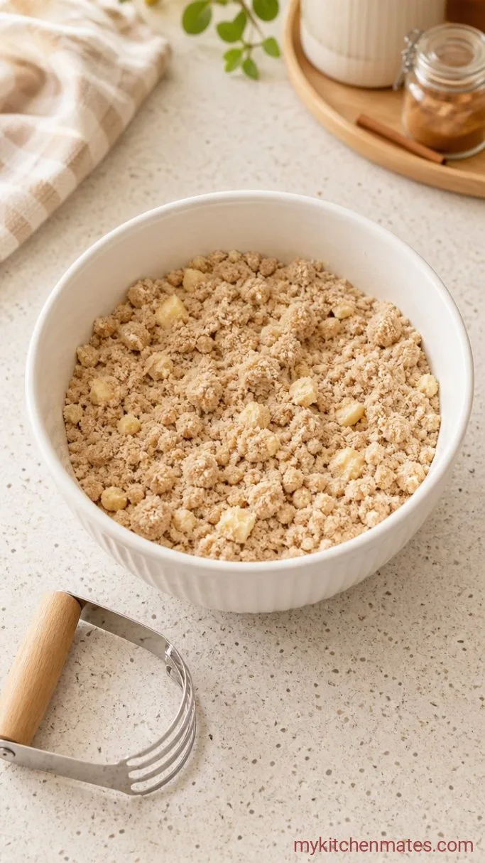 Step 3: Cut Together the Crumb Topping