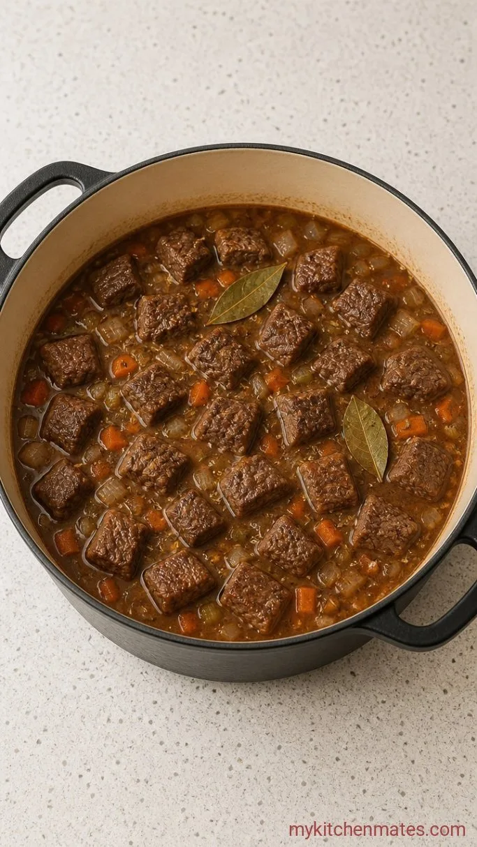 Step 3: Deglaze and Build the Broth