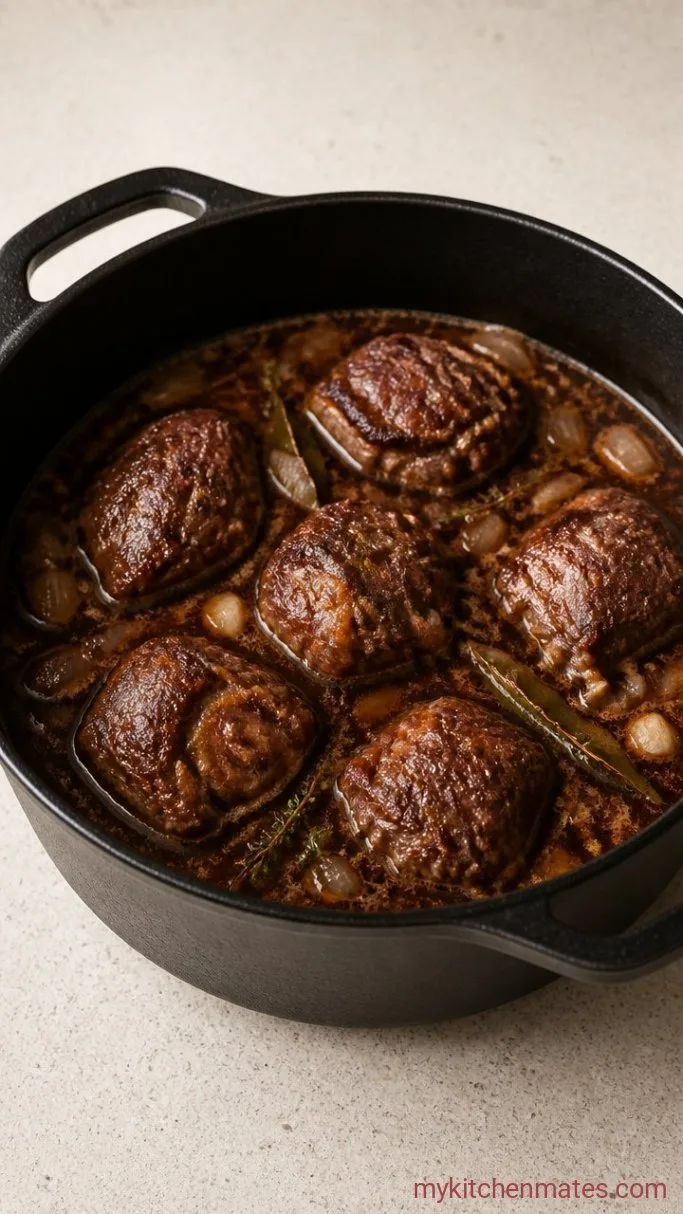Step 3: Deglaze and Build the Broth