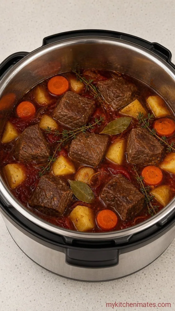 Step 3: Deglaze and Build the Stew