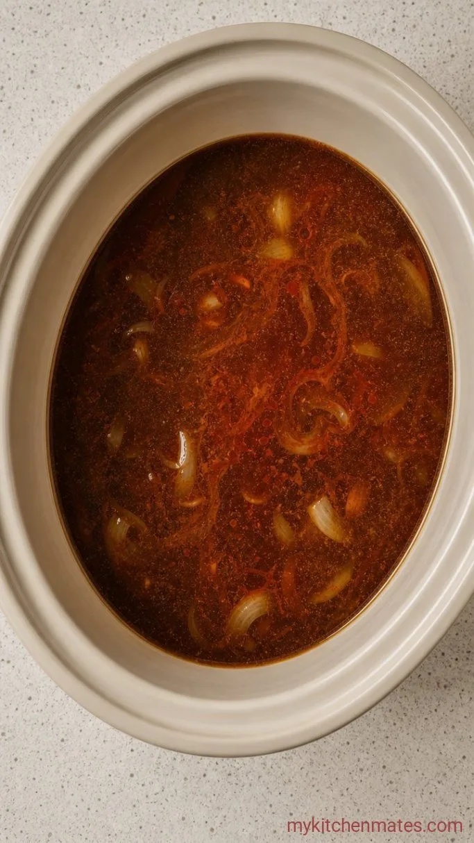 Fall-Apart Tender Crockpot Chuck Roast Step 3: Deglaze the Pan